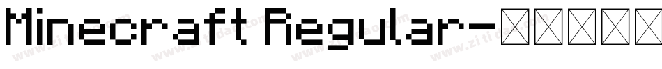 Minecraft Regular字体转换